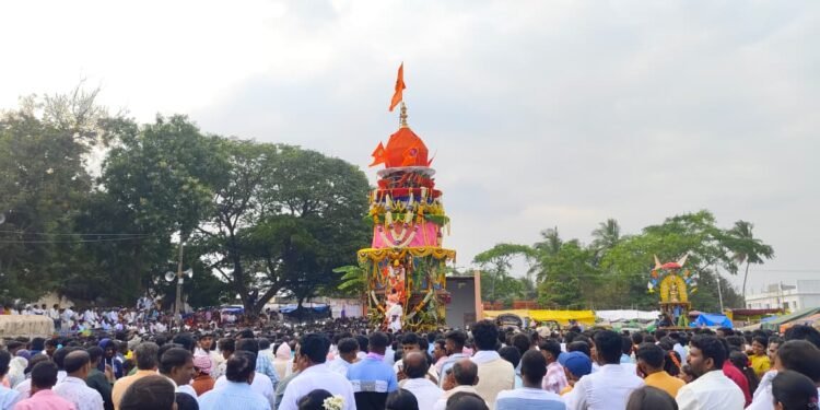 ಜಗಳೂರು : ಕಾರ್ತಿಕ ಮಾಸದಲ್ಲಿ ಶರಣಬಸವೇಶ್ವರ ಸ್ವಾಮಿಯ ರಥೋತ್ಸವ ವೈಭವ