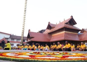 ರಥಸಪ್ತಮಿ; ಶ್ರೀ ಕ್ಷೇತ್ರ ಪೊಳಲಿಯಲ್ಲಿ ಸಾಮೂಹಿಕ 108 ಸೂರ್ಯನಮಸ್ಕಾರ