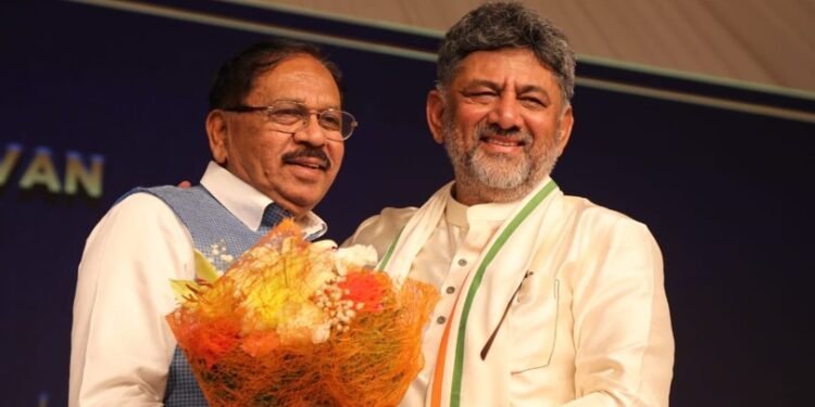 ಡಿಕೆ ಶಿವಕುಮಾರ್ ಸಂಪುಟಕ್ಕೆ ಖಾತೆ ಹಂಚಿಕೆ: ಡಿಸಿಎಂ ಪರಮೇಶ್ವರ್’ಗೆ ಕಂದಾಯ ಇಲಾಖೆ