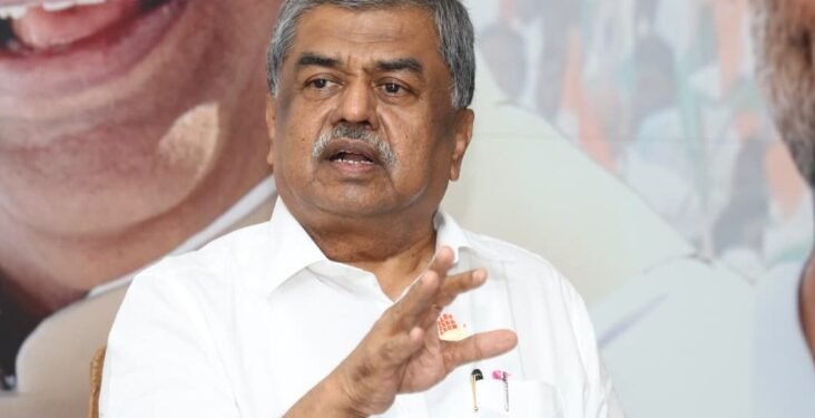 ‘ನಾಗೇಂದ್ರ ರಾಜೀನಾಮೆ ಬಿಜೆಪಿಯ ಗೆಲುವಲ್ಲ, ದಲಿತ ನಾಯಕನ ವಿರುದ್ಧದ ಷಡ್ಯಂತ್ರಕ್ಕೆ ಸಿಕ್ಕ ಗೆಲುವು’; ಬಿ.ಕೆ. ಹರಿಪ್ರಸಾದ್