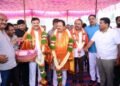ಸಚಿವರಾದ ನಂತರ ಮೊದಲ ಭೇಟಿ; ಮಂಡ್ಯದಲ್ಲಿ ಚಲುವರಾಯಸ್ವಾಮಿ, ನರೇಂದ್ರಸ್ವಾಮಿಗೆ ಅದ್ಧೂರಿ ಸ್ವಾಗತ
