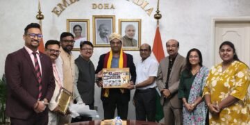 ಸಂದೀಪ್ ಕುಮಾರ್ ಅವರಿಗೆ ಕರ್ನಾಟಕ ಸಂಘ ಕತಾರ್‌ನಿಂದ ಗೌರವಪೂರ್ಣ ಬೀಳ್ಕೊಡುಗೆ