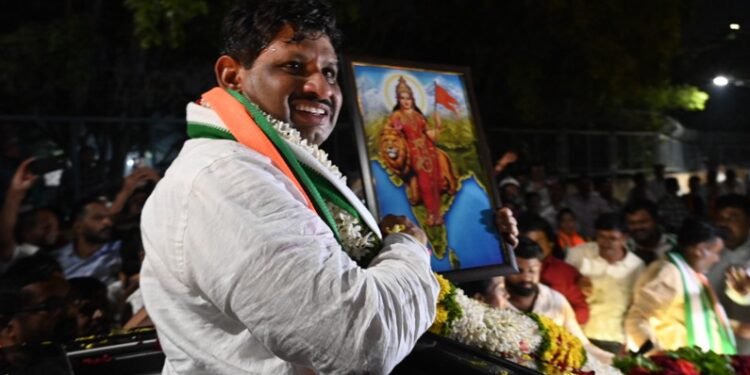 ಕರ್ನಾಟಕ ವಿಧಾನ ಪರಿಷತ್ ಚುನಾವಣೆ: ಬೆಂಗಳೂರು ಶಿಕ್ಷಕರ ಕ್ಷೇತ್ರದಲ್ಲಿ ಎನ್‌ಡಿಎ ಅಭ್ಯರ್ಥಿ ಎ.ಪಿ. ರಂಗನಾಥ್ ಜಯಭೇರಿ