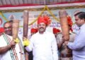 ಮೈಸೂರು ದಸರಾ ನಾಡಕುಸ್ತಿಗೆ ಚಾಲನೆ; ಕುಸ್ತಿ ಪಂದ್ಯಾವಳಿಯ ಪೋಸ್ಟರ್ ಬಿಡುಗಡೆ