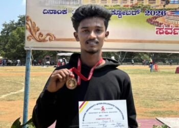 ರಾಜ್ಯಮಟ್ಟದ ಮ್ಯಾರಥಾನ್‌ನಲ್ಲಿ ಸೃಜನ್‌ಗೆ ಚಿನ್ನ; ರಾಷ್ಟ್ರಮಟ್ಟಕ್ಕೆ ಆಯ್ಕೆ