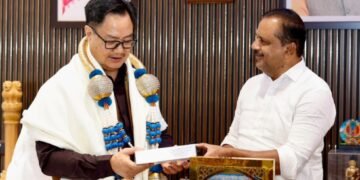 ಕೇಂದ್ರ ಸಚಿವ ಕಿರೆನ್ ರಿಜಿಜು ಭೇಟಿ ಮಾಡಿದ ಖಾದರ್; ಮಂಗಳೂರು ಹಜ್ ನಿರ್ಗಮನ ಕೇಂದ್ರ ಪುನರಾರಂಭಕ್ಕೆ ಮನವಿ